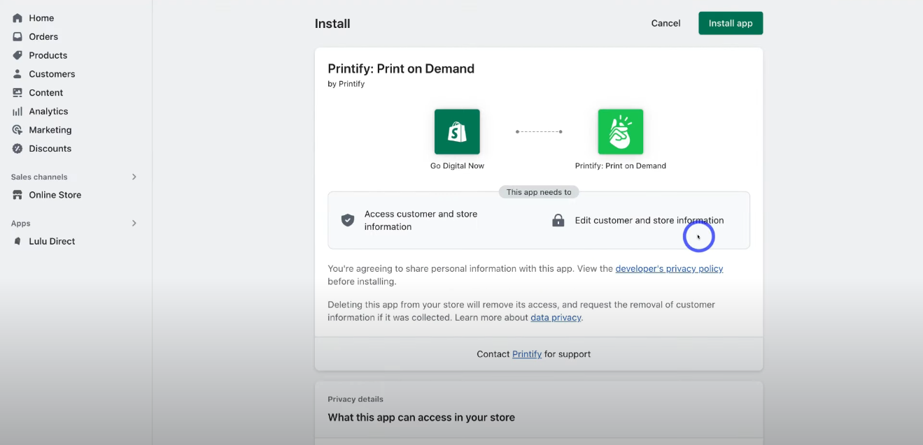 Step 5 Install Printify Plugin printify plugin